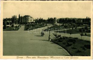 Gorizia, Görz, Gorica; Parco della Rimembranza Monumento ai Caduti Goriziani / war memorial park