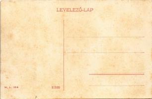 Zalatna, Zlatna; Fő tér, piac, építés alatt álló templom felállványozva, Verseny bazár üzlete. W.L. ...