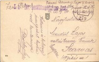 1917 Udine, Piazza Vittorio Emanuele e Chiesa S. Giovanni / square, church + "K.u.K. Div.-Ausbi...