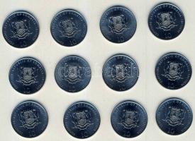 Szomália 2000. 10Sh/Sc (12x) "Ázsiai asztrológia-kínai jegyek" komplett sor! T:BU