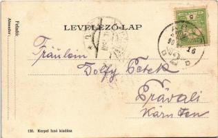 1902 Arad, Megyeház, Neuman ház, Andrássy tér, üzlet. Kerpel Izsó kiadása / square, county hall, sho...