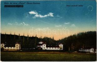 Szlatinafüred, Slatina (Aknaszlatina, Máramaros); Baia de sare "Pavel" / Pável sósfürdő. Vasúti levelezőlapárusítás 42. sz. 1917. / spa, bath