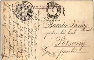 1908 Mostar, Stefanijino setaliste sa guvnom / Stefanieallee mit Rondeau / promenade (Rb)