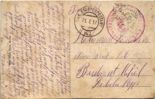 1917 Hadivonat a Havasokon (Gura-Fontena). Első világháborús osztrák-magyar vasútállomás a Borsa-­Pr...