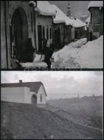 cca 1929 Budapest, Tabán, 6 db mai nagyítás Kerny István (1879-1963) budapesti fotóművész hagyatékáb...