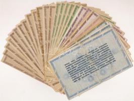 1946. 10.000AP - 10.000.000AP (25x) T:III,III-