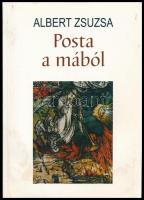 Albert Zsuzsa: Posta a mából. Új versek. A szerző által Major Anna (1932-2021) dramaturg,a Szabó - család dramaturgja részére DEDIKÁLT példány. Bp., 1999., Széphalom. Kiadói papírkötés, foltos, megviselt állapotban.