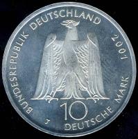 Németország 2001J 10M Ag "A. Lortzig 200. születésnapja" T:BU