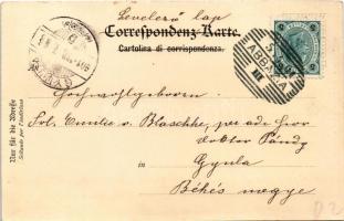 1901 Abbazia, Opatija; kikötő / port