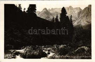 Tátra, Magas-Tátra, Vysoké Tatry; Mengusovská dolina, Stít Olga / Menguszfalvi-völgy / valley