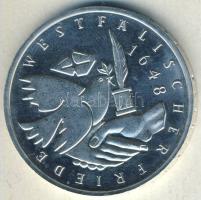 NSZK 1998J 10M Ag "Westfáliai béke" T:1