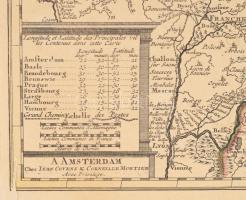 Carte exacte des Postes et Routes de L'Empire D'Allemagne divisée en ses Cercles. Par M. d...