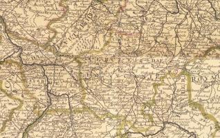 Carte exacte des Postes et Routes de L'Empire D'Allemagne divisée en ses Cercles. Par M. d...