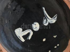 Bod Éva (1924-2004): Váza, kerámia, jelzett, hibátlan, m: 36 cm