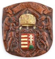 Kerámia címer Visegrád jelzéssel 10x11 cm
