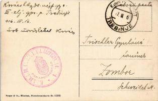 1916 Split, Spalato; Juzno procelje Dioklecijanove palace / Prospettiva meridionale del Palazzo di D...