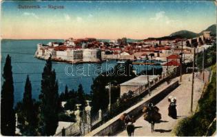 1918 Dubrovnik, Ragusa; + "Kriegsgefangenen-Arbeiterabteilung Nr. 206" (EK)