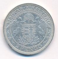 1938. 2P Ag "Madonna" T:1,1- 
Adamo P7