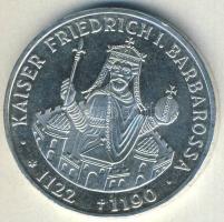 NSZK 1990F 10M Ag "I. Barbarossa Frigyes" T:BU