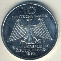 NSZK 1995. 10M Ag "Röntgen" T:BU