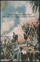 1915 Tábori posta képeslap / Field postcard "K.u.k. RESERVE TELEGRAPHENBAUABTEILUNG No.63"...