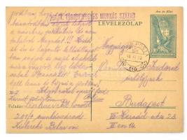 1940 201/7. Tábori Vegyes Munkás Század (Tábori Zsidó Munkás Század) levelezőlapok, 6 db, munkaszolg...