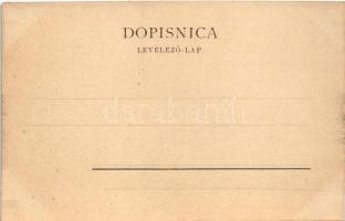 Zagreb, Zágráb; Umjetnicki paviljon i drzavni kolodvor / Kunstpavillon und Staatsbahnhof / vasútállo...