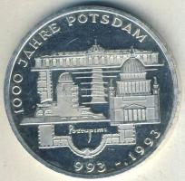 NSZK 1993. 10M Ag "100 éves Potsdam" T:BU