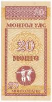 Mongólia 1993. 20M (100x) közte sorszámkövetők T:I Mongolia 1993. 20 Mongo (100x) within consecutive...