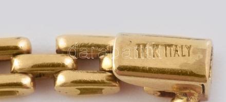 Arany (Au/14K) nyaklánc, jelzett, h: 43 cm, nettó: 21,07g / 14 ct gold necklace, hallmarked