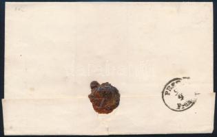 ca 1858 5kr levélen / on cover "MARTON VÁSÁR" - Pesth