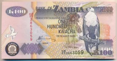 Zambia 2010. 100K (42x) sorszámkövetők T:I,I- Zambia 2010. 100 Kwacha (42x) consecutive serials C:UNC,AU