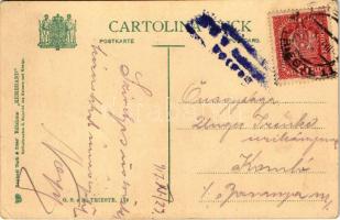 1917 Trieste, porto / port with rower. Raphael Tuck & Sons Edizione "Rembrand" (EK)