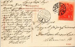 1938 Jerusalem, IIme station / Imádkozó zsidó hívők. Judaika / Jewish people praying. Judaica (EK)