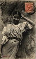 1908 Kandyan Girl. Sri Lankan folklore (EK)