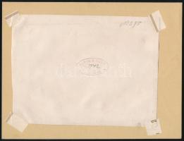 1904 Budapest, Széna tér, fotó Brück& Sohn, paszpartuban, 11,5×15,5 cm