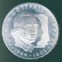 NSZK 1994. 10M Ag "Johann Gottfried Herder" T:BU