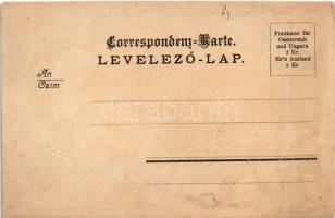 (Vorläufer) Geneve, Geneva, Genf; Souvenir Suchard Cacao. Art Nouveau, floral, litho (Rb)