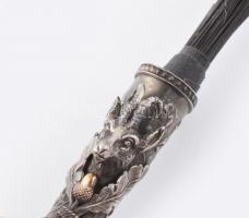 Ezüst (Ag) vadász ékszer szett, jelzett, bruttó: 30 g