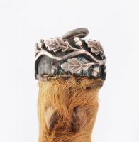 Ezüst (Ag) vadász ékszer szett, jelzett, bruttó: 30 g