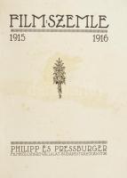 1915-1916 Filmszemle, filmkatalógus, gazdagon illusztrált, közte színes képek, Philipp és Pressburge...