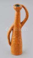 Kertész Klára: Figurális váza, kerámia, jelzett, hibátlan, m: 26 cm