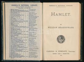 William Shakespeare: Hamlet. Cassells National Library. London, 1894., Cassell & Co. Angol nyelven. Korabeli kartonált papírkötés, ceruzás aláhúzásokkal.