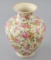 Thomas Ivory Bavaria német porcelán váza, matricás, jelzett, apró kopásnyomokkal, minimális hajszálrepedéssel m: 24 cm