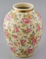 Thomas Ivory Bavaria német porcelán váza, matricás, jelzett, apró kopásnyomokkal, m: 24 cm