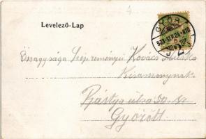 1903 Csejte, Csejthe, Cachtice (Pöstyén, Pistyan); Báthory vár. A. Bernas / Hrad Báthorovcov / castl...