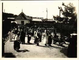 Vízakna, Salzburg, Ocna Sibiului; fürdővendégek / spa guests. photo (11,5 x 8,9 cm)