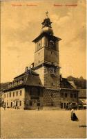 Brassó, Kronstadt, Brasov; Városház, Szállítás (Spedition), Central depot üzlete. W.L. 113. / Stadthaus / town hall, shops