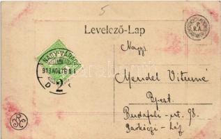 1913 Nagyvárad, Oradea; Szigligeti színház, utca, Frankl Róza, Lévay István fodrász üzlete, Adria bi...