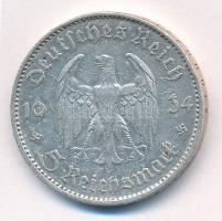 Német Harmadik Birodalom 1934E 5M Ag "Potsdami Garrison templom" T:2,2- ph. German Third R...